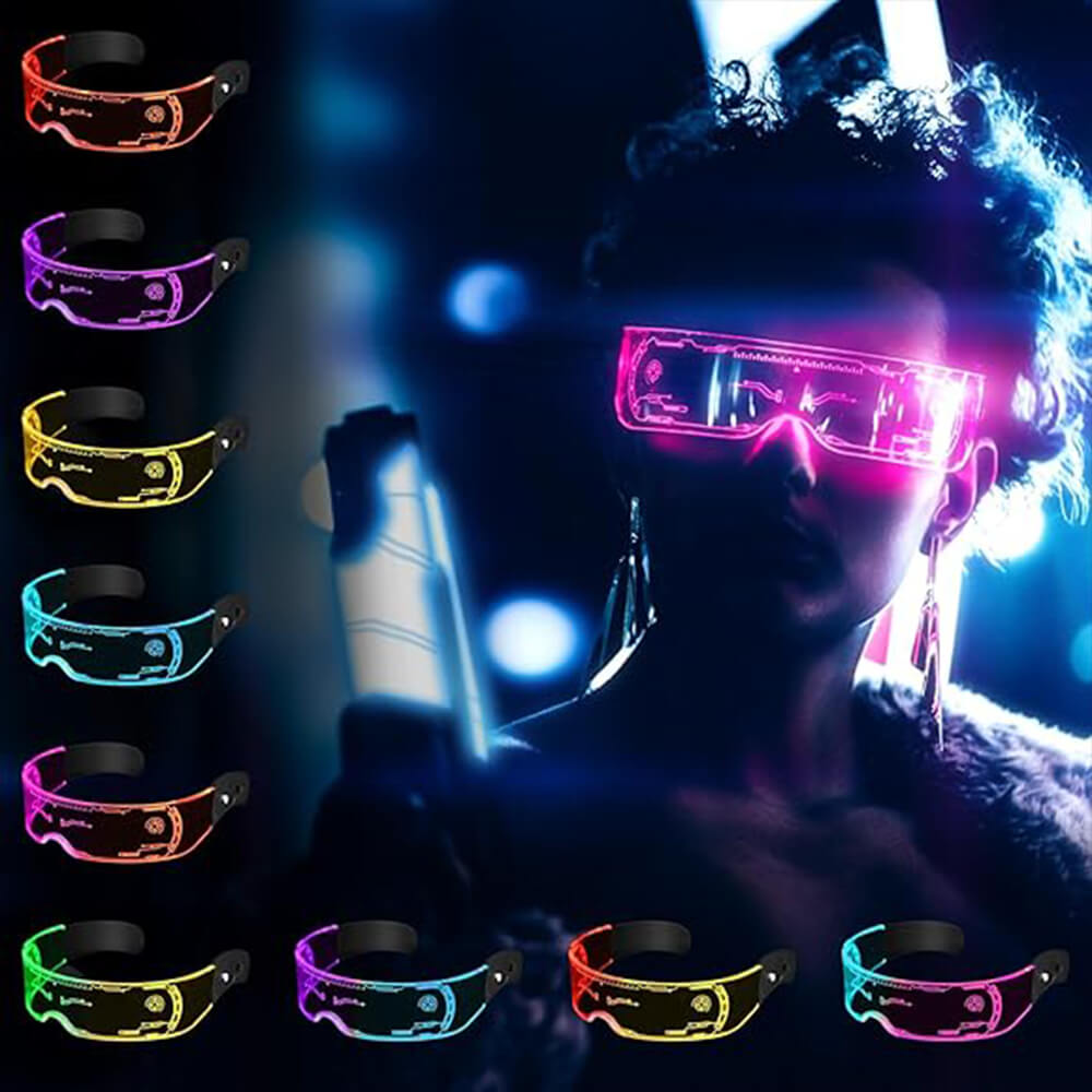 LED Leuchtbrille Visor Love You