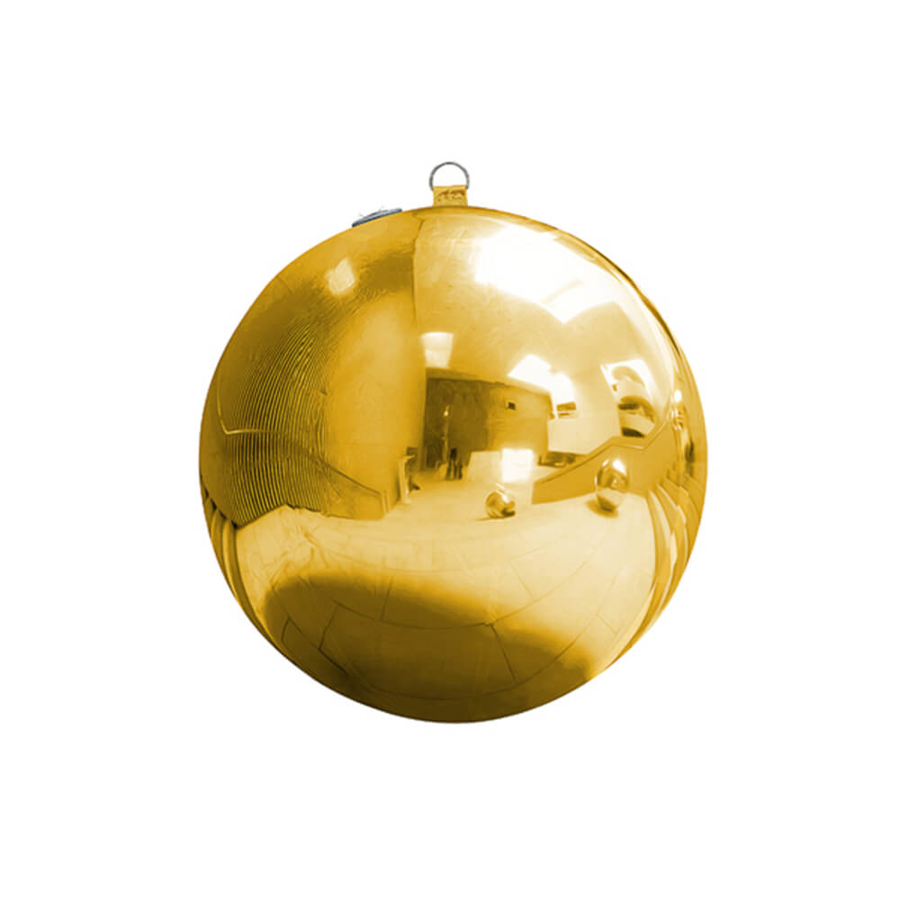 Aufblasbarer Spiegelball, Gold, ca. 60 cm