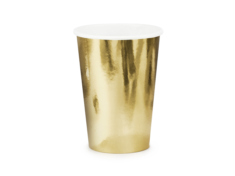 Becher Gold 220ml, 6 Stk.