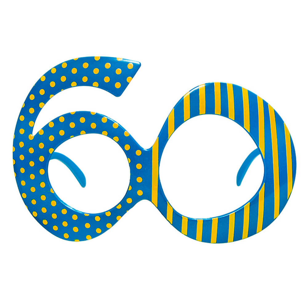 Brille 60, blau