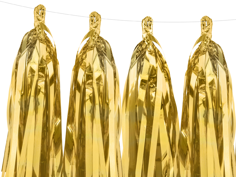Fransengirlande Gold, 2m