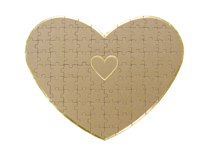 Gästebuch Puzzle "Herz", 45 x 35,5cm