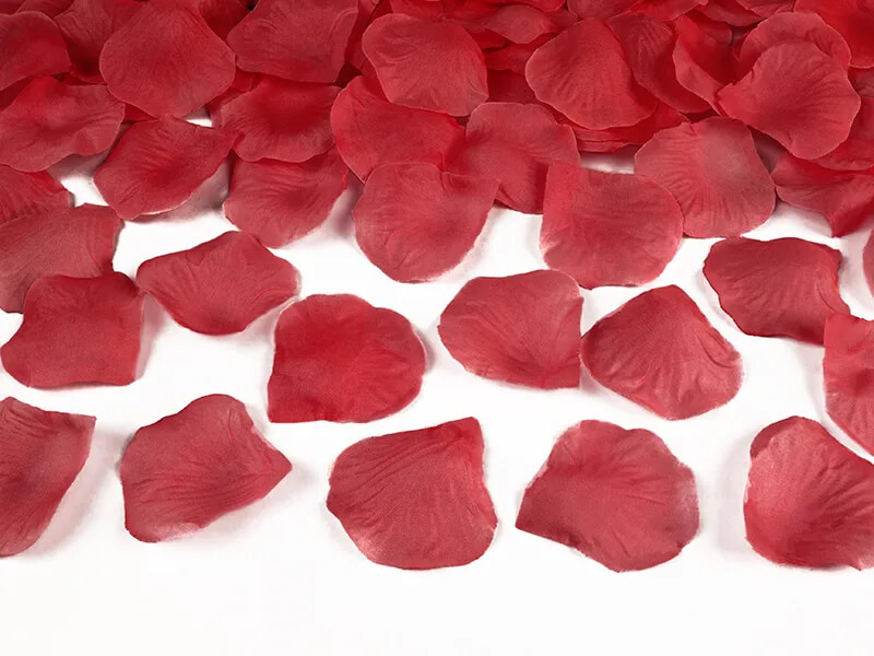 Rosenblätter im Beutel, Rot - 500 Stk