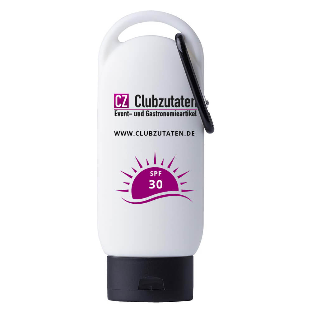 Sonnencreme 60ml mit ihrem Aufdruck