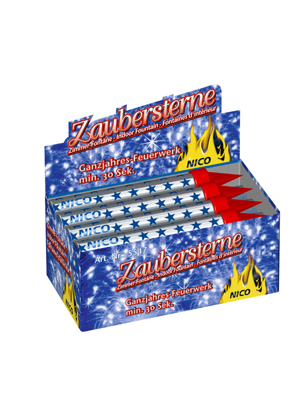 Zaubersterne, 30 s im 12er Display