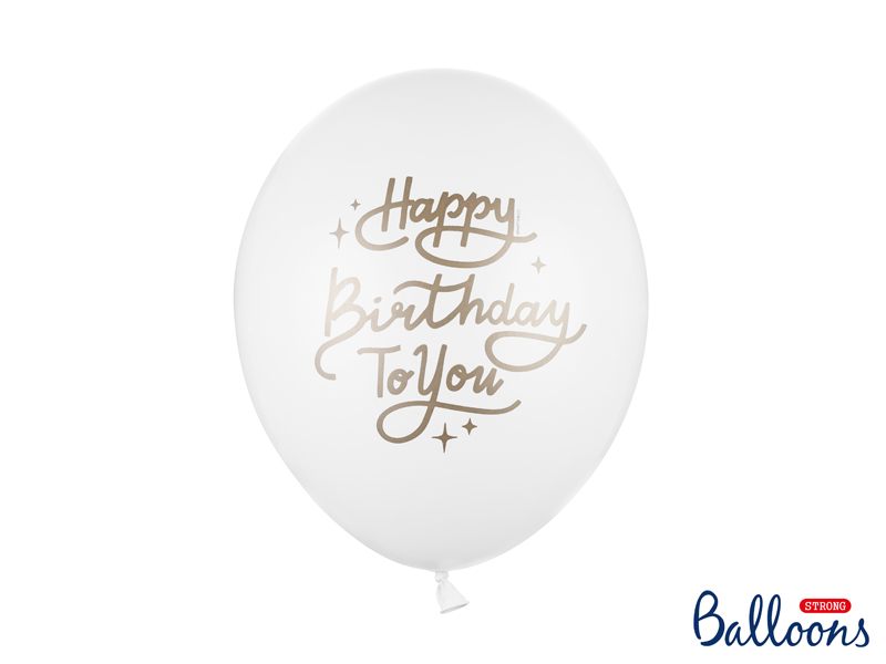 Luftballon Happy Birthday To You 30cm, 50Stk