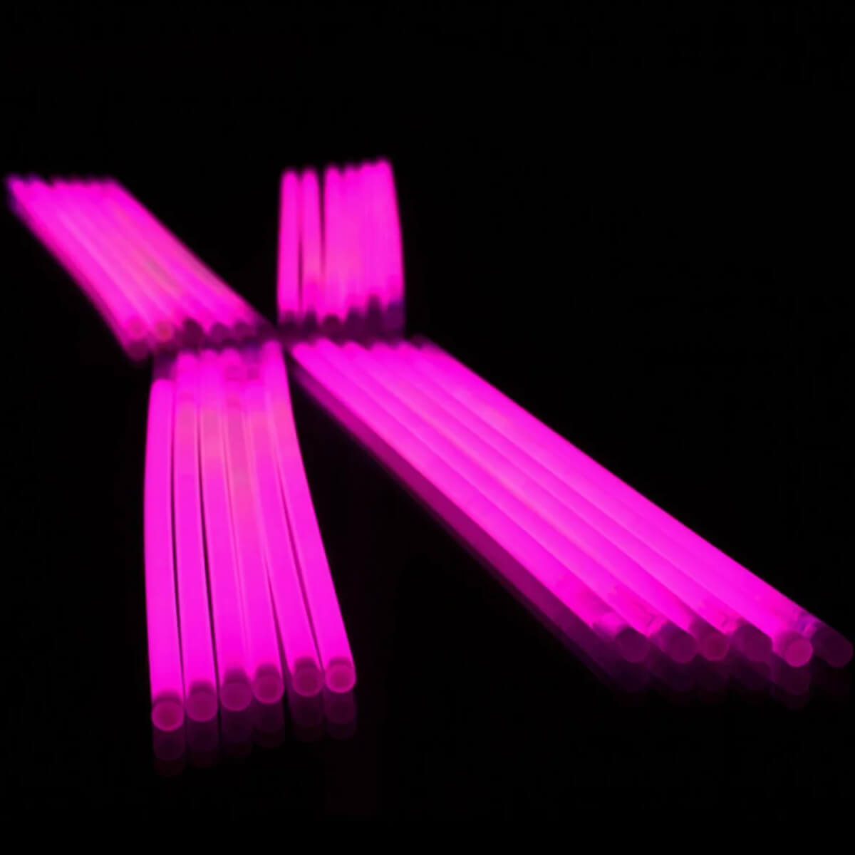 Knicklichter 100er Pack -mit 100 Verbindern, Pink