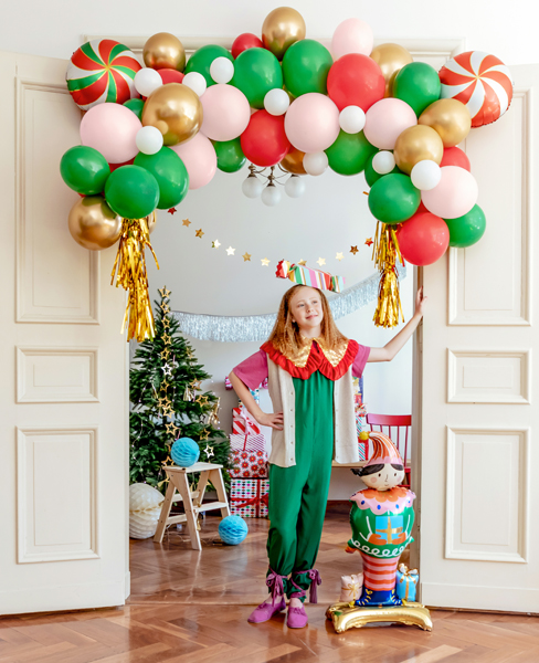Ballongirlande Bonbons Mix, 170 x 155 cm