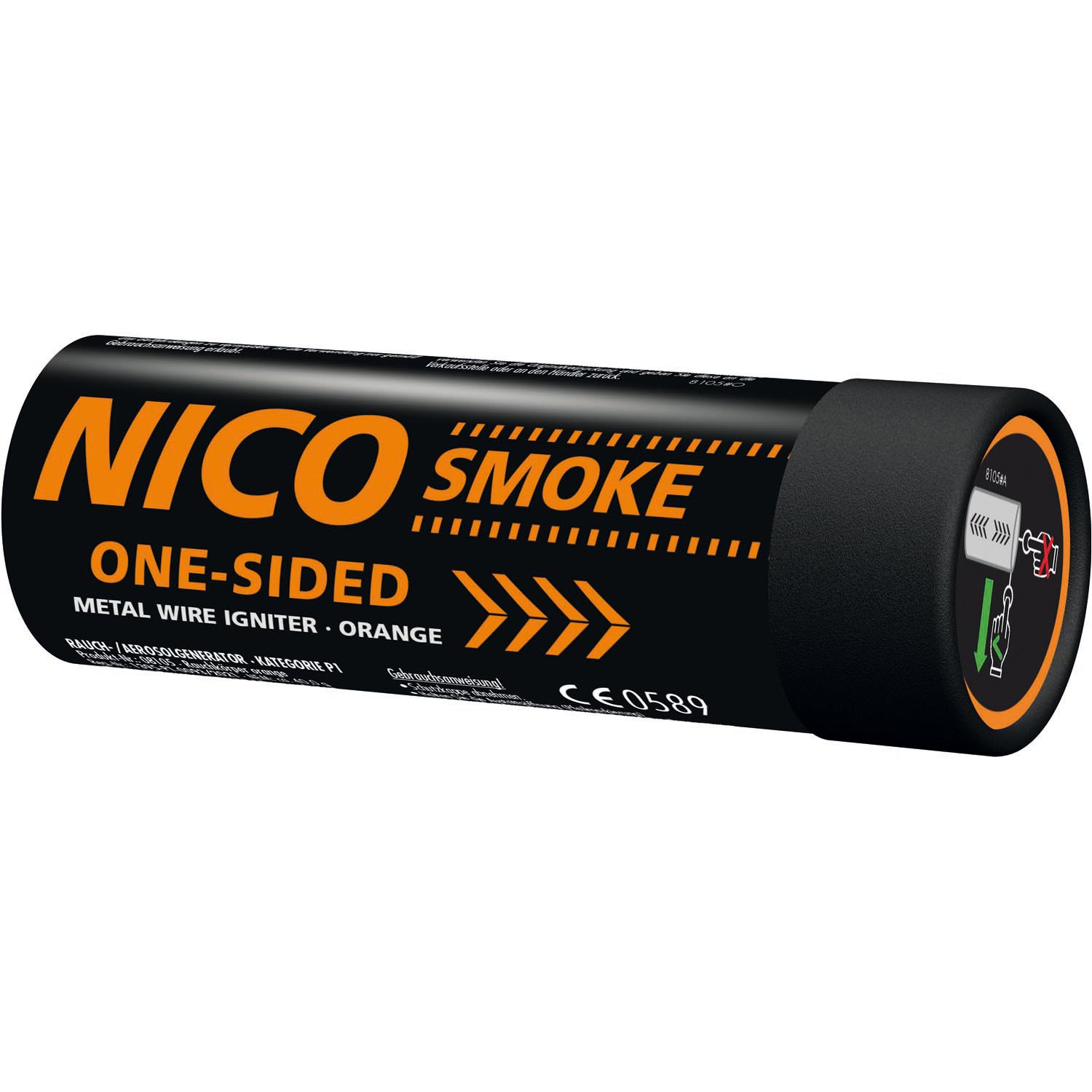 Nico Smoke One-Sided 80 s, Orange