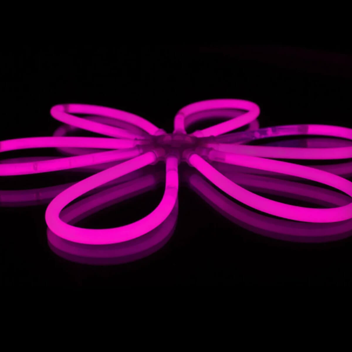 Knicklichter 100er Pack -mit 100 Verbindern, Pink