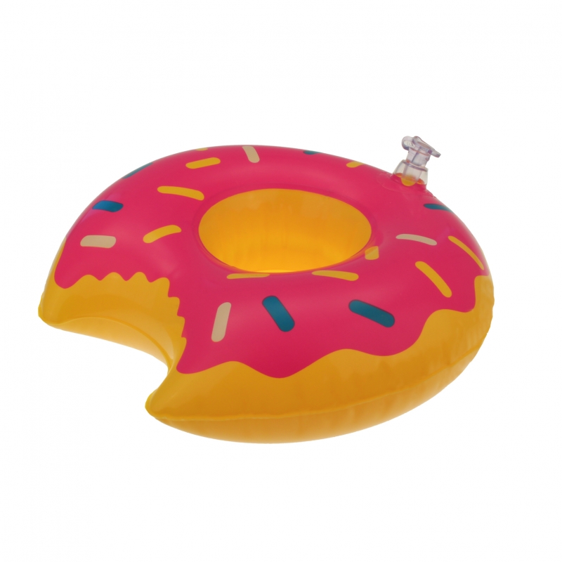 Aufblasbarer Getränkehalter Donut 22 cm