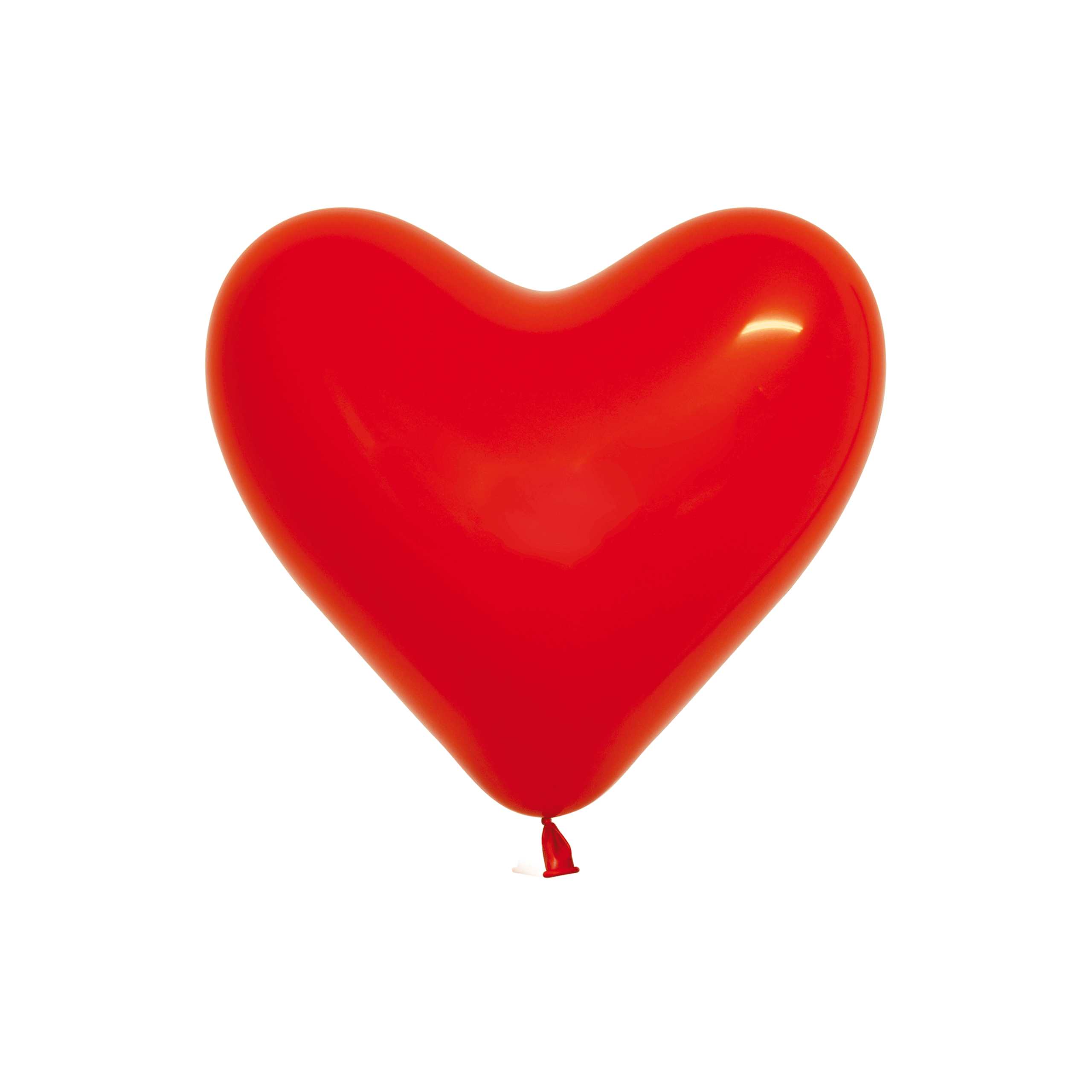 6x Herzluftballon rot ca. Ø 40 cm