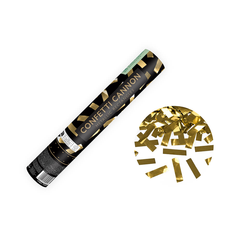 Party Popper Goldmetallic Konfetti 28cm