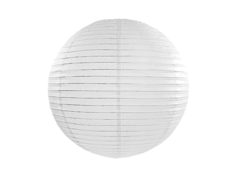 Papierlaterne, weiß, 45 cm