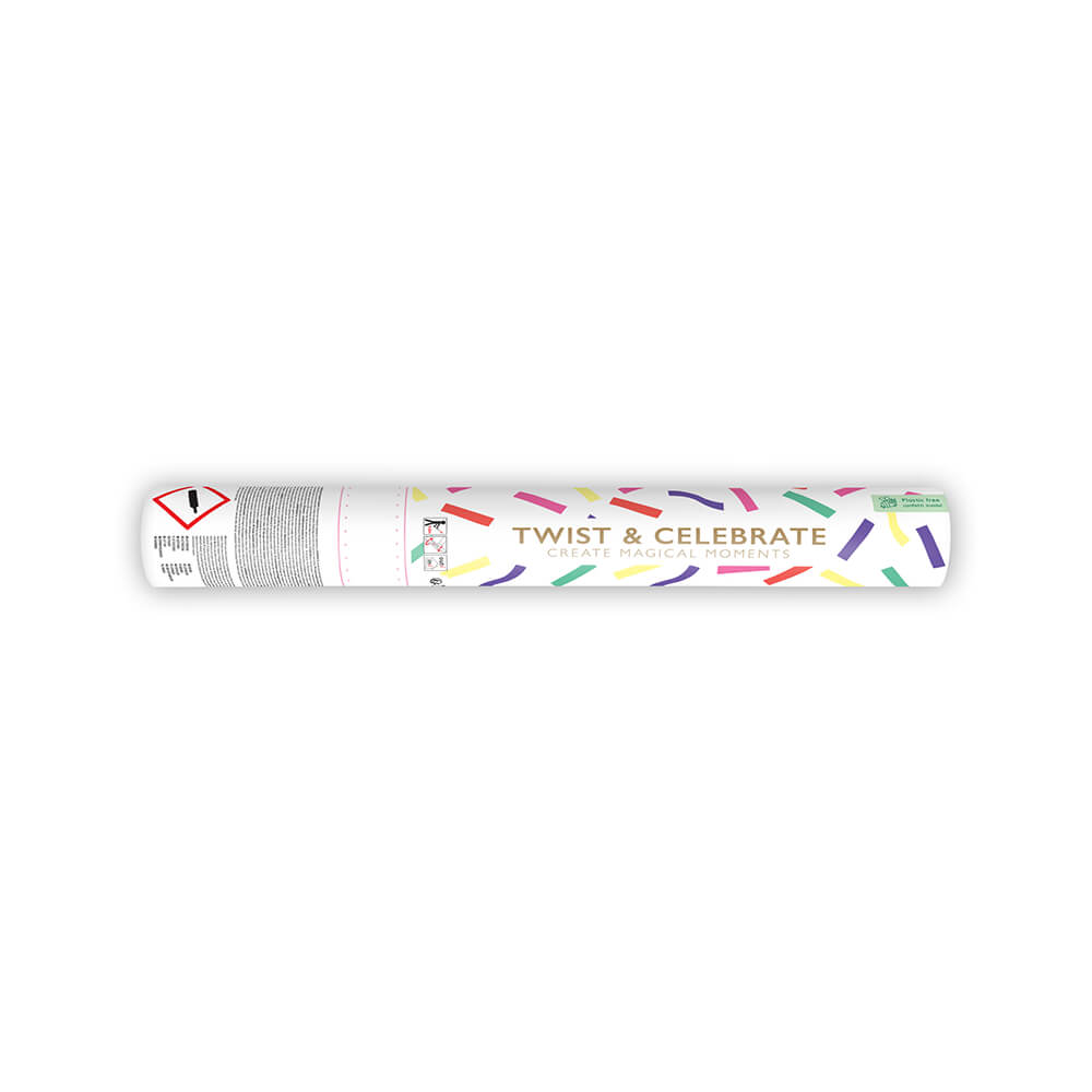 Party Popper Paper multicolour Konfetti 40cm
