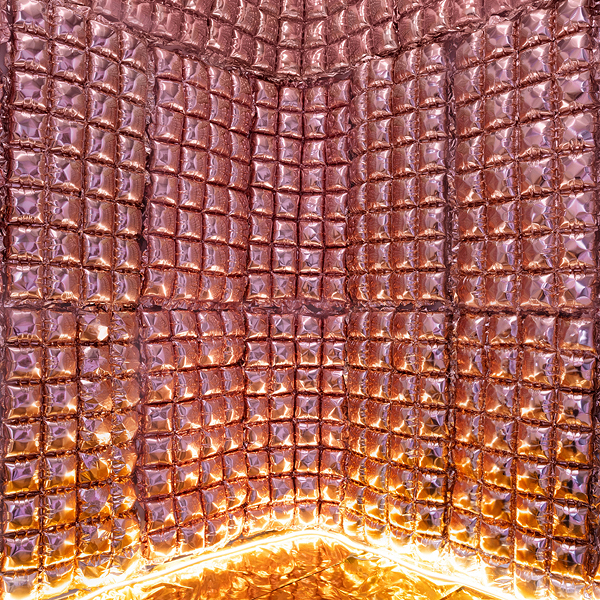 Folienballon Vorhang 72 x 143cm - Roségold