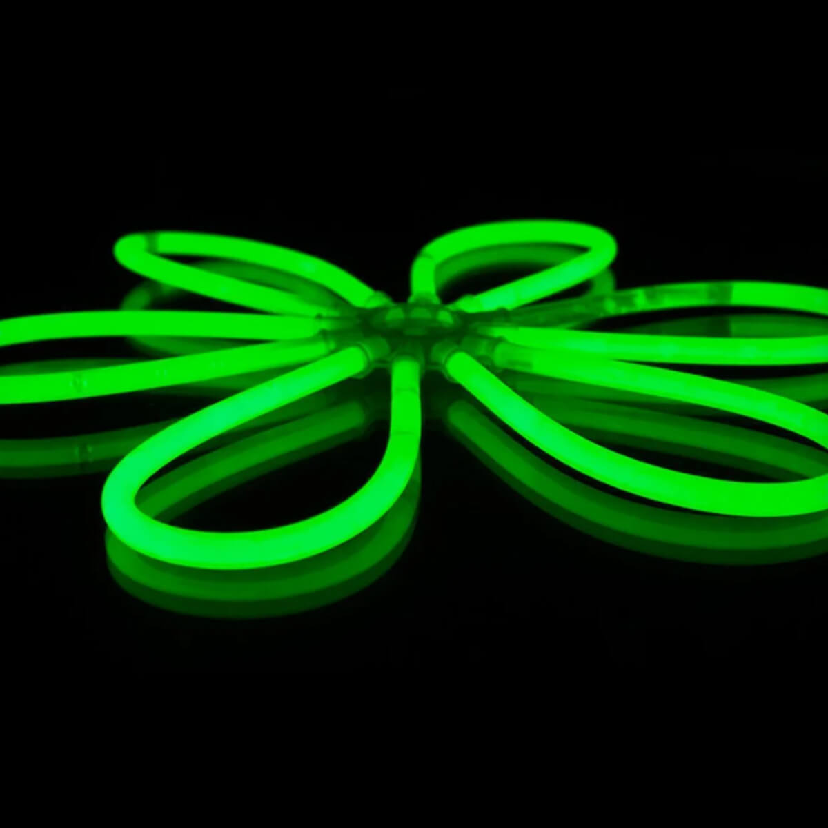 Knicklichter 100er Pack -mit 100 Verbindern, Grün