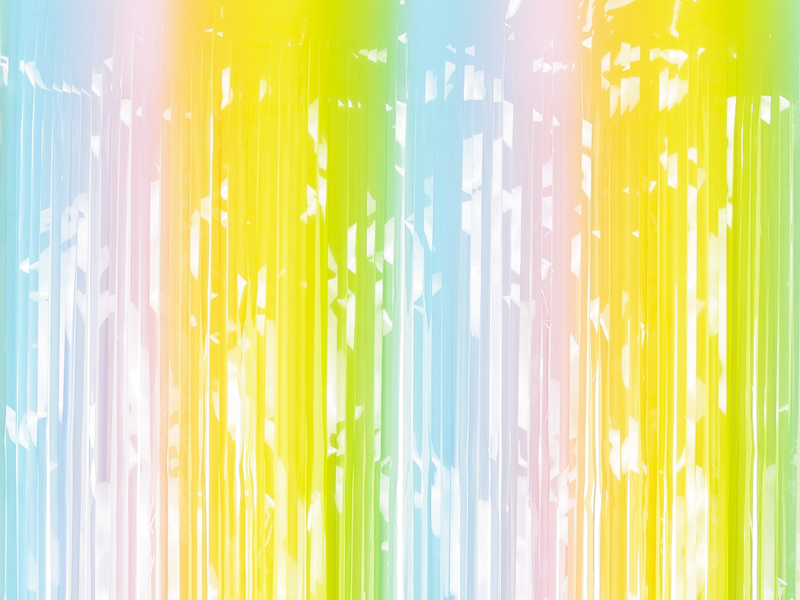 Partyvorhang Bunt, 100x195cm