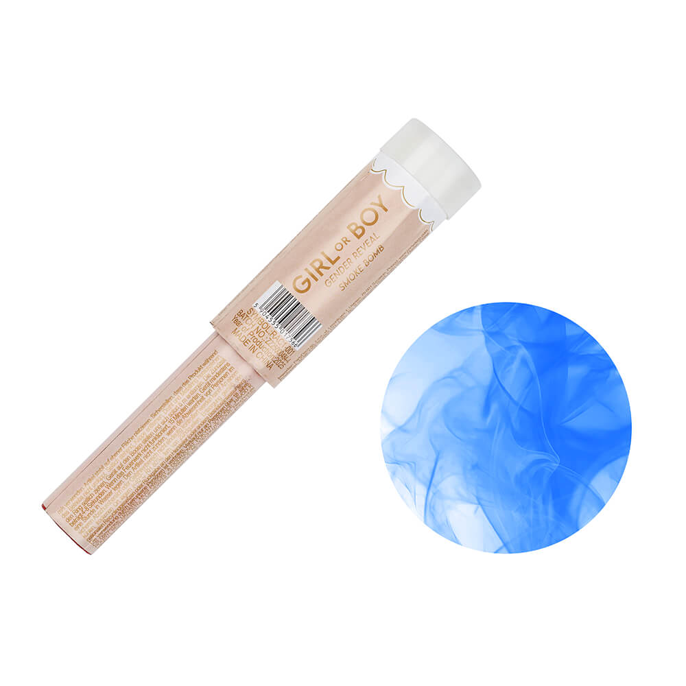 Rauchbombe Gender Reveal - It's a Boy, blau
