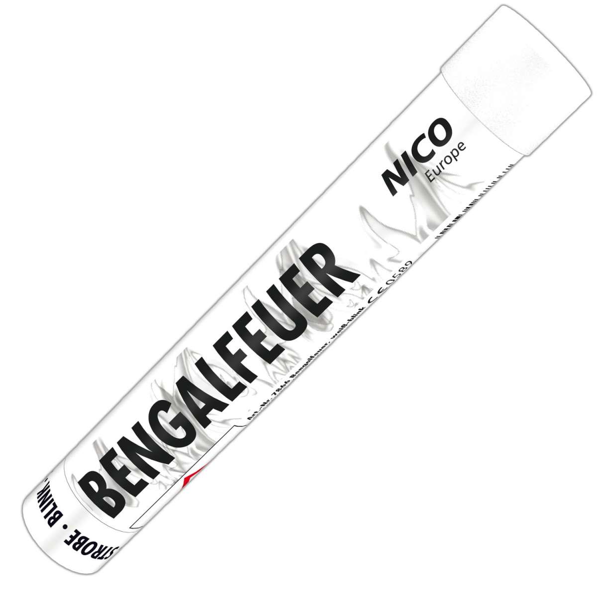 Bengalfeuer - Weiß - blinkend
