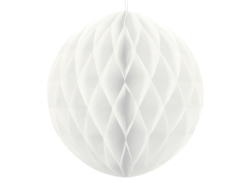 Wabenball, Weiß, 40 cm