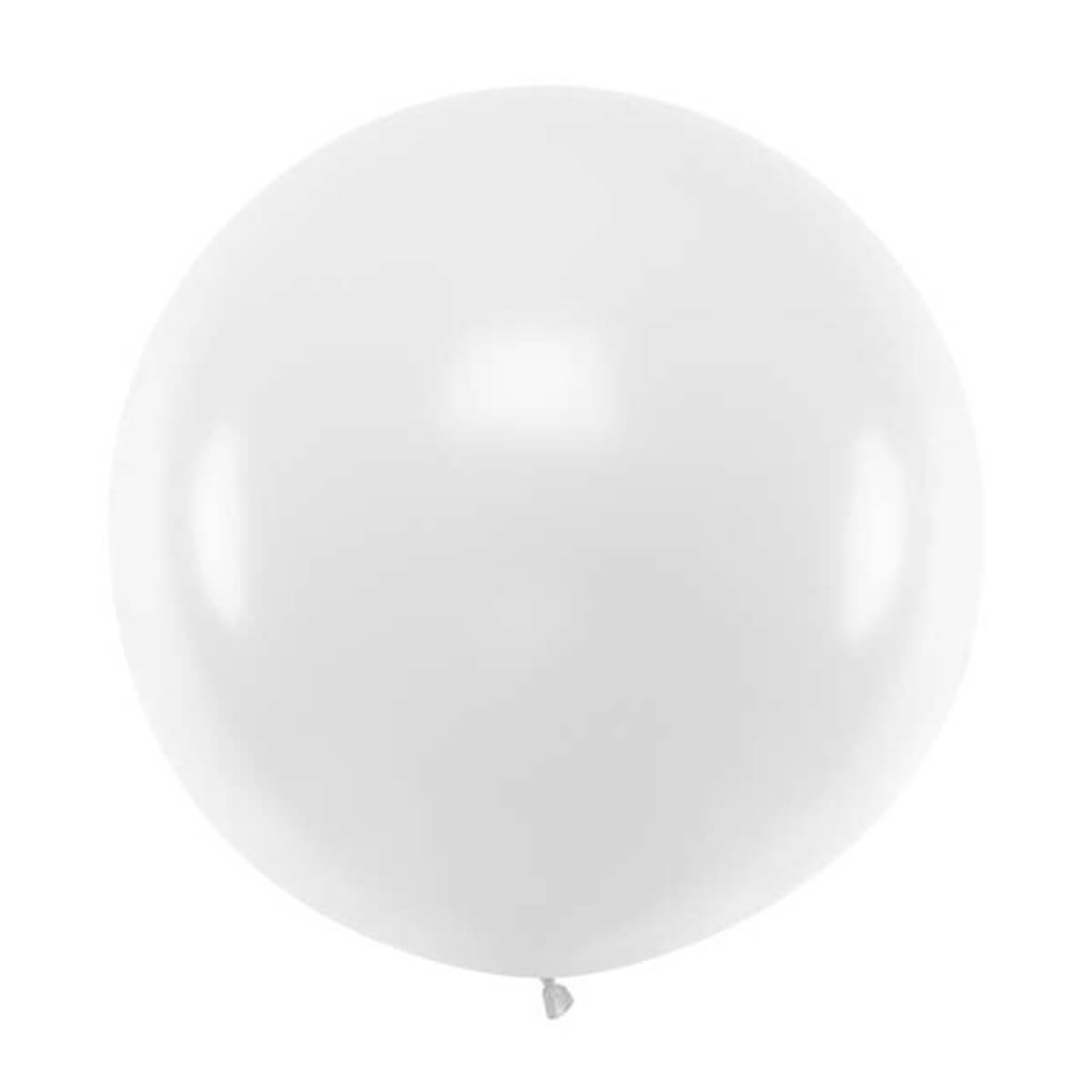 XXL Ballon 1 Meter Durchmesser Weiß