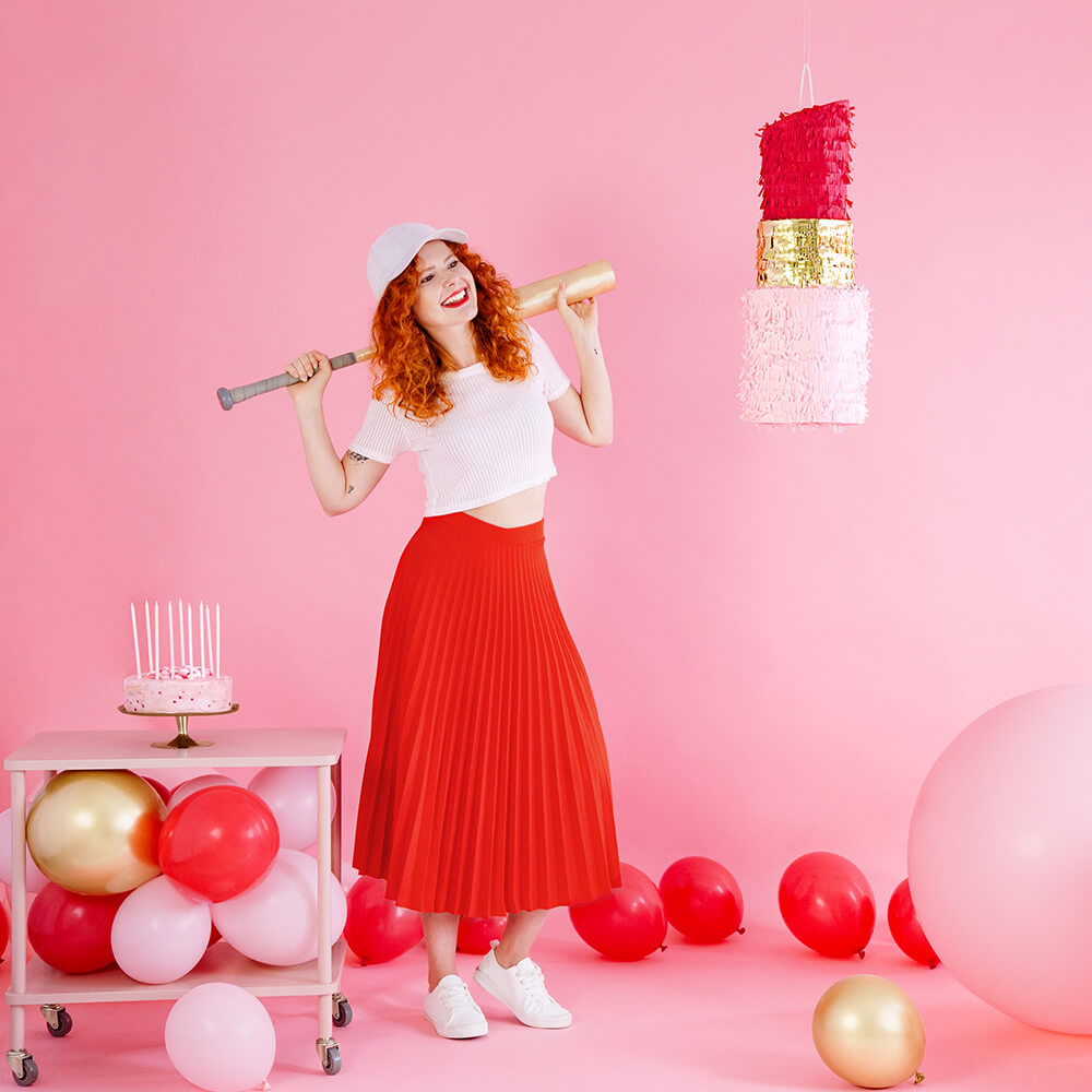 Luftballon Extra Stark Baby Pink 30cm, 10 Stück