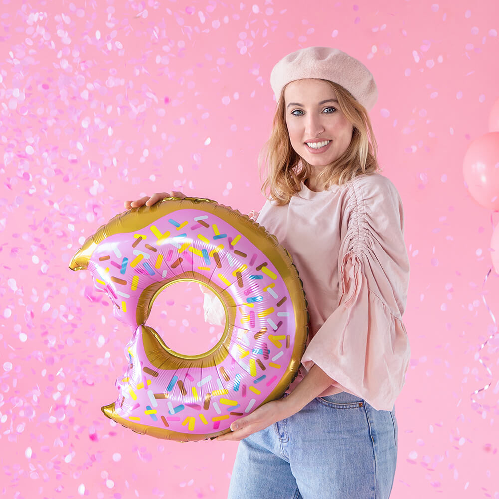 Party Popper Gender Reveal Rosa Konfetti Girl, 60cm