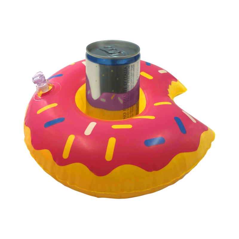 Aufblasbarer Getränkehalter Donut 22 cm