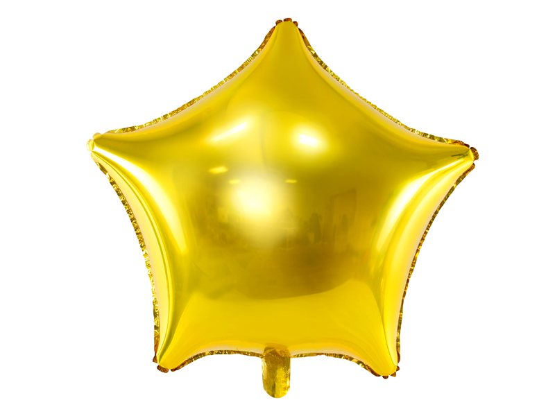Folienballon Stern Gold, 70cm