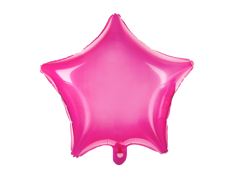 Folienballon Stern PInk, 48cm