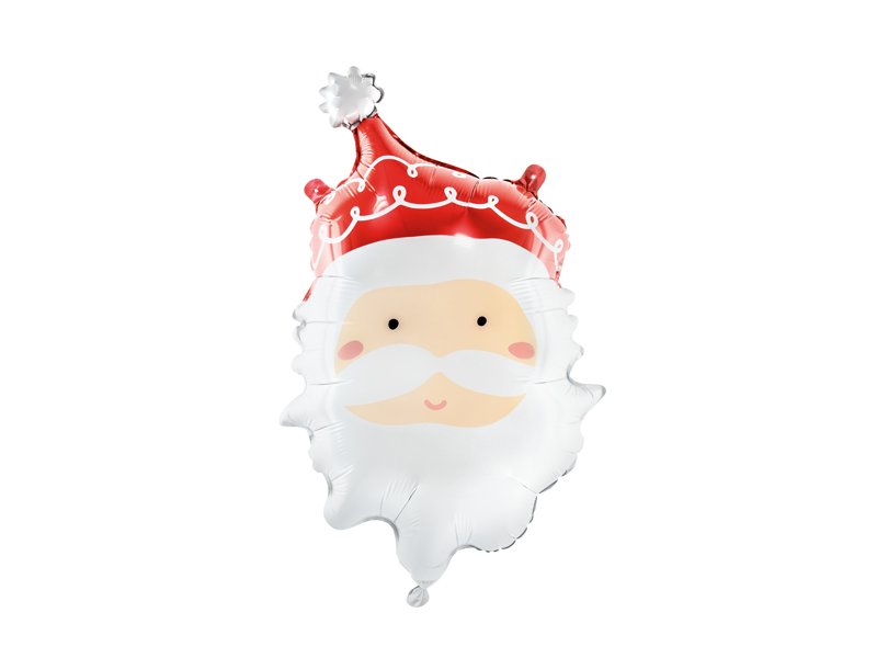 Folienballon Weihnachtsmann, 60cm