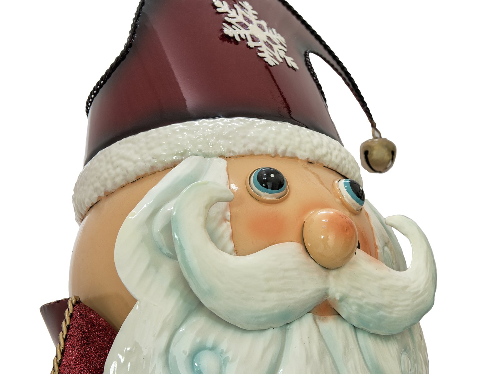 Nikolaus handgefertigt aus Metall, 150cm
