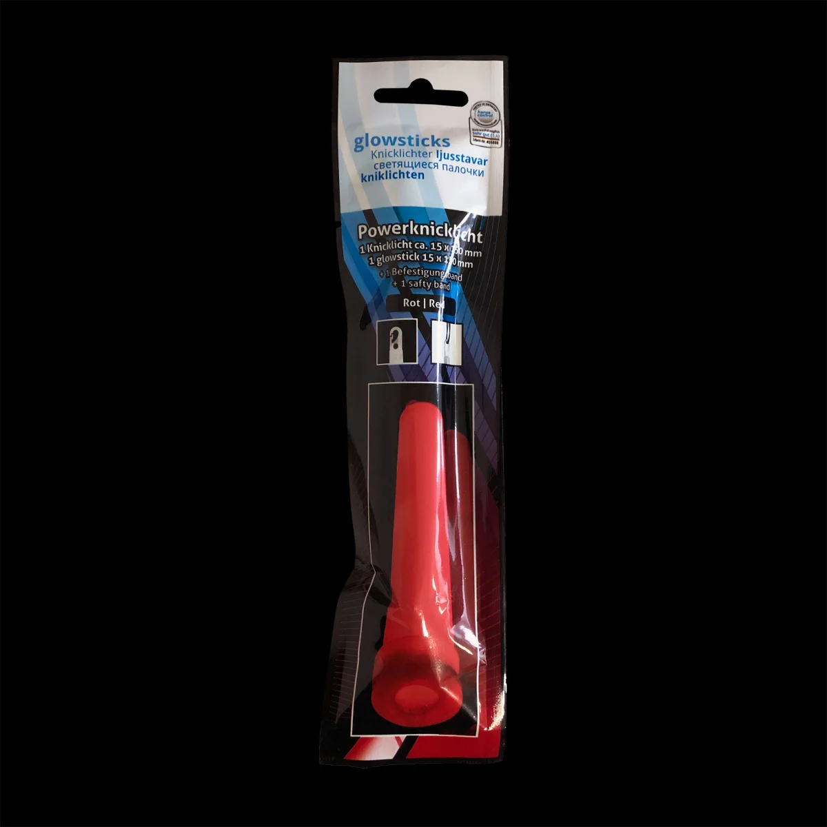 Powerknicklicht 15 x 150 mm - Rot