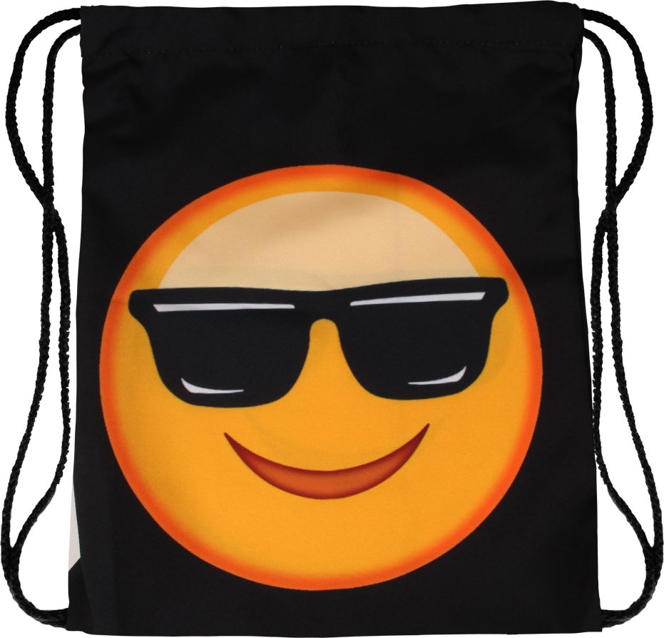 Turnbeutel Sonnenbrille Emoji