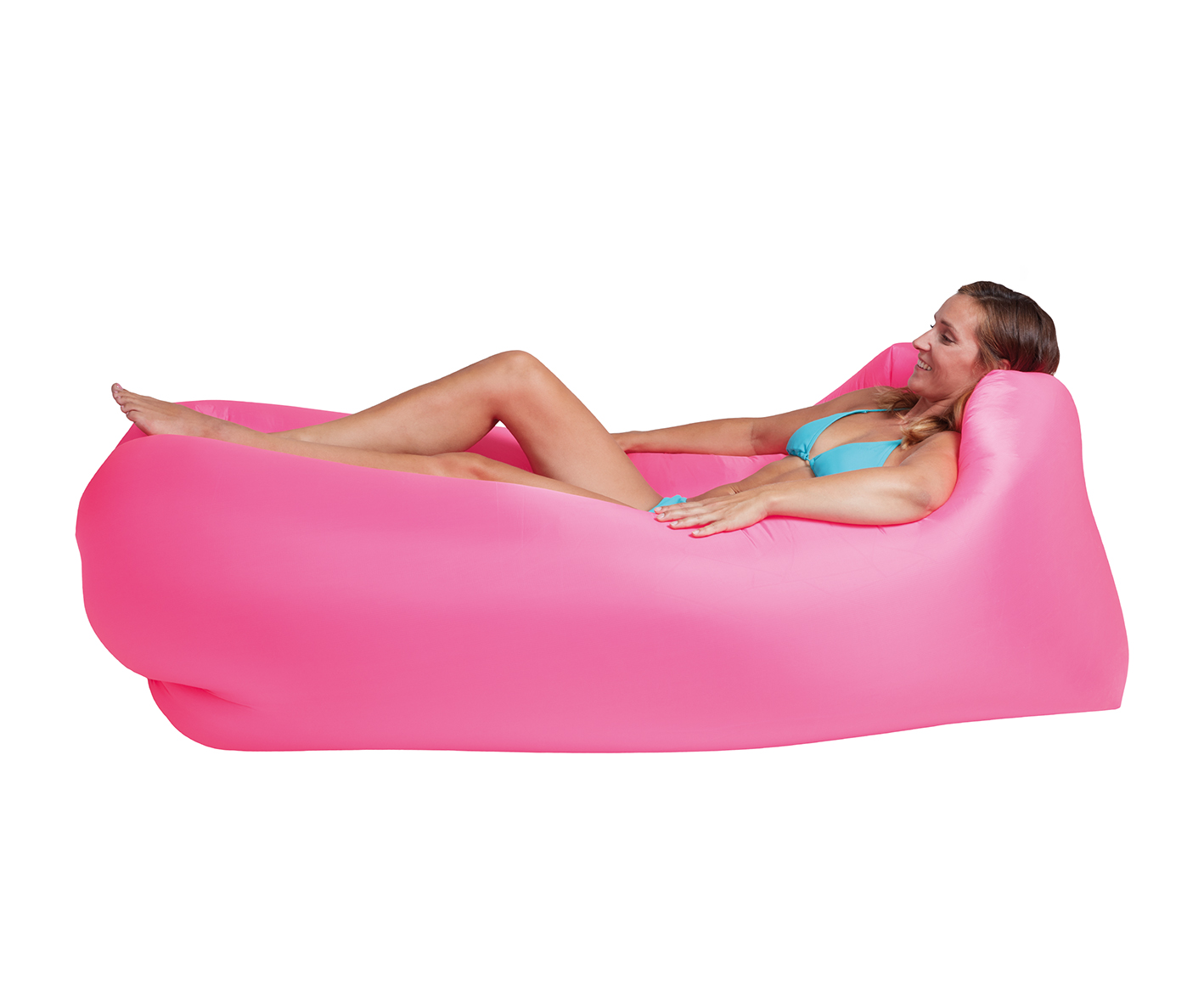 Luftsofa pink 180 cm bis zu 120 kg Tragkraft