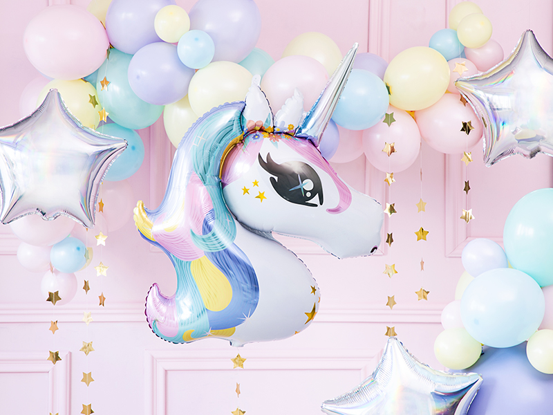 Folienballon Einhorn, 90cm