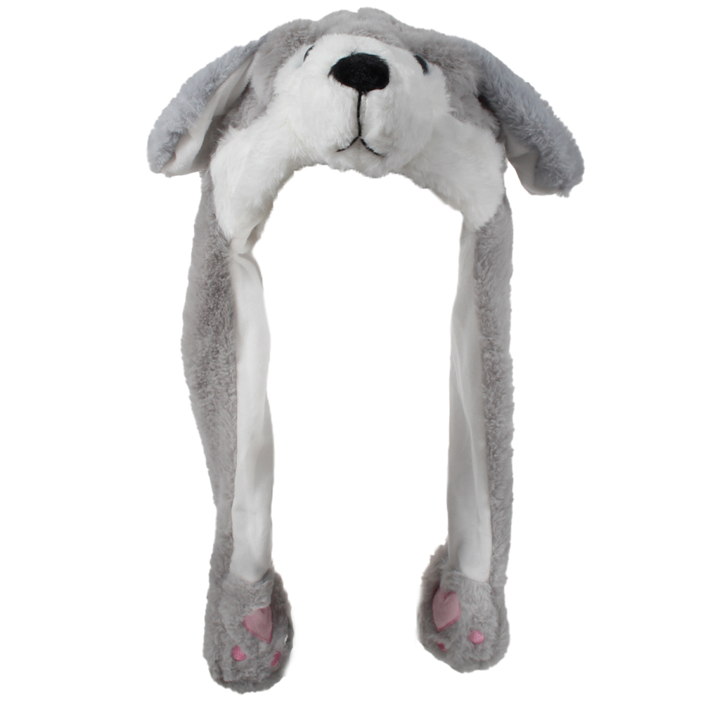 Wackelohr Mütze Husky / Hund