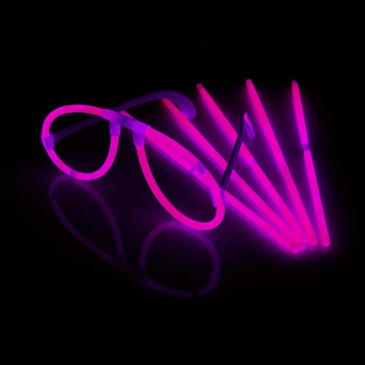 Knicklicht Brille, Pink