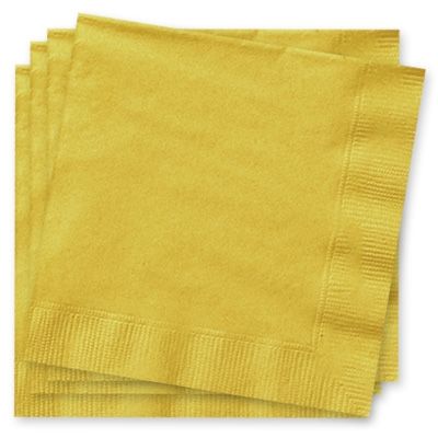 20x Servietten gold 33 x 33 cm