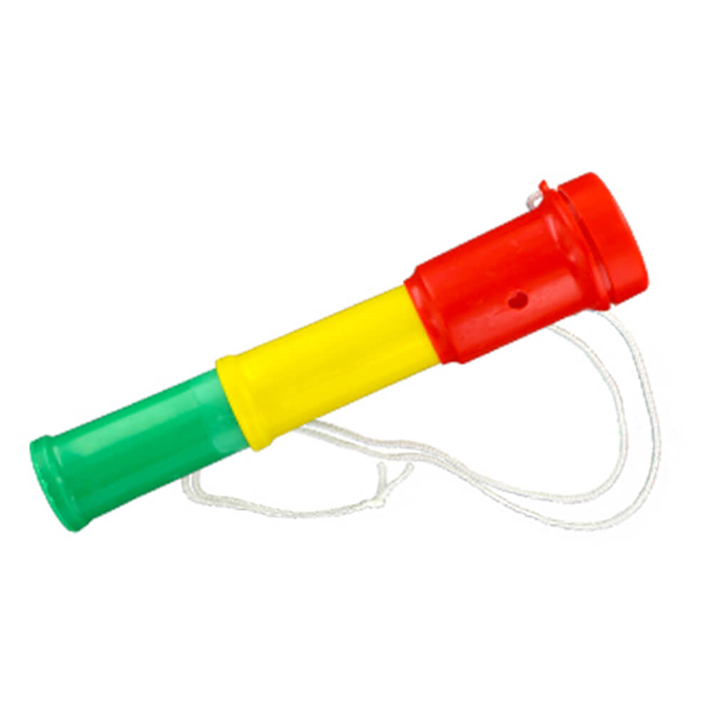 Air Blaster / Tröte rot gelb grün