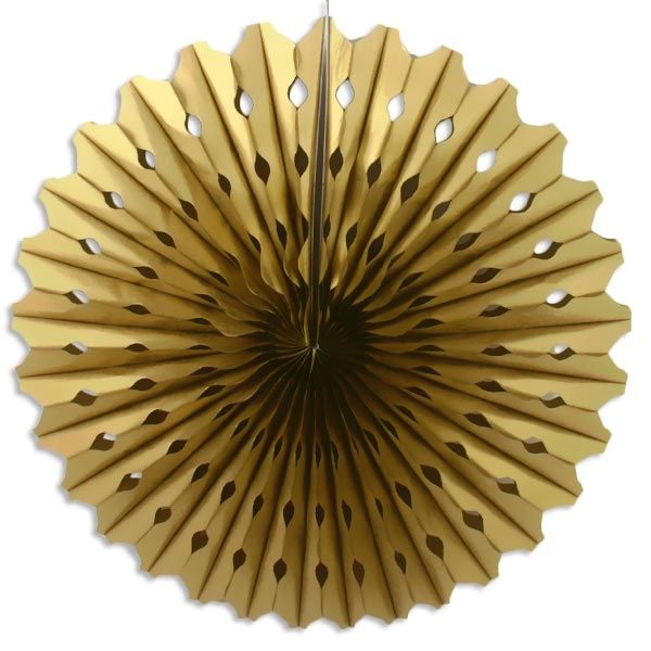 Dekofächer gold Ø 45 cm