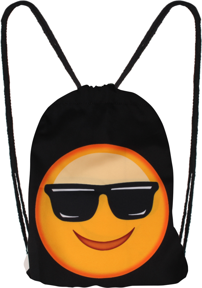 Turnbeutel Sonnenbrille Emoji