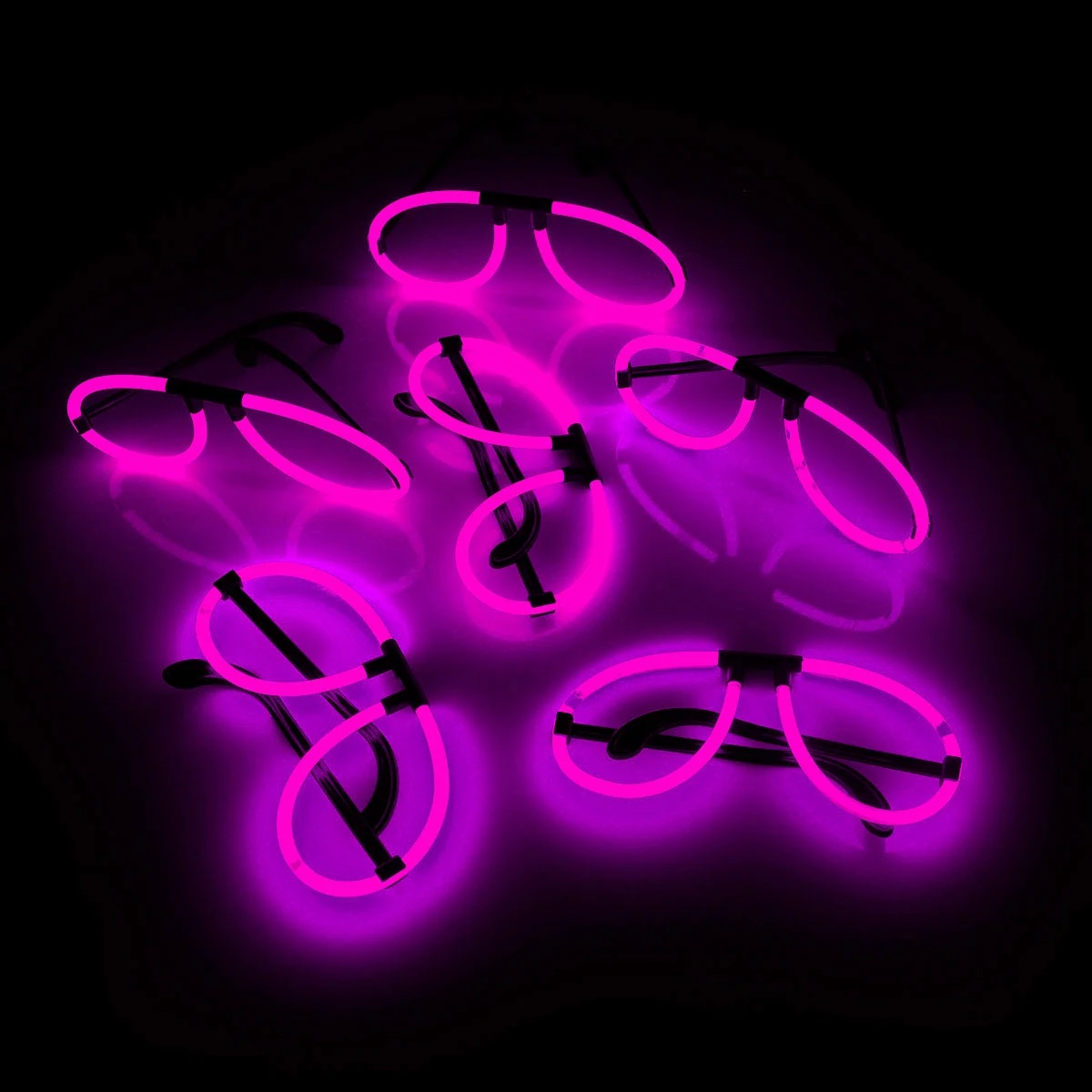 Knicklicht Brille, Pink